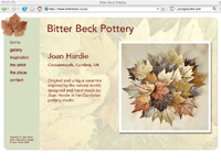 link to Bitterbeck Pottery web site